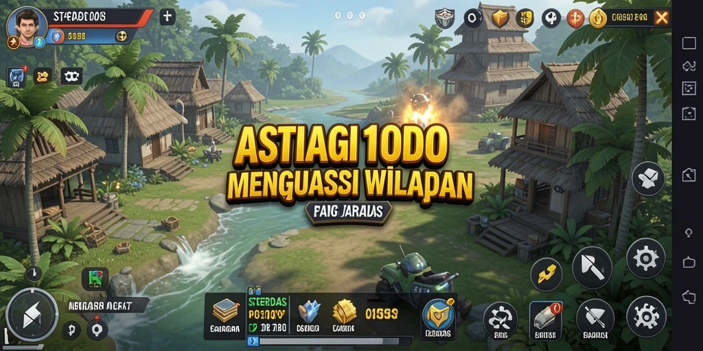 Gameplay menawan ASIA100 dengan strategi yang kompleks.