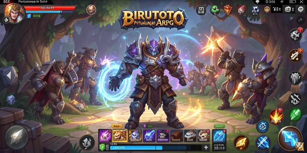 Tampilan gameplay BIRUTOTO yang mendebarkan dan penuh aksi.