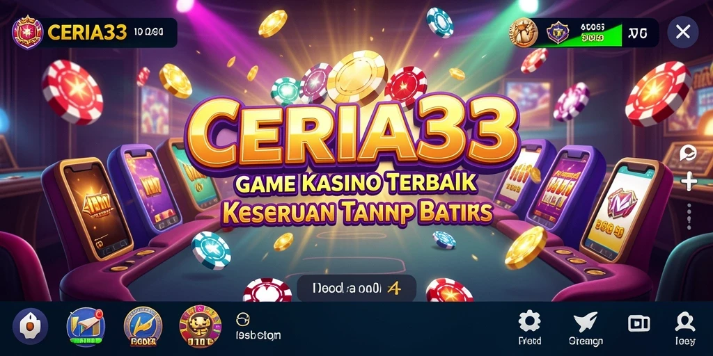Tampilan gameplay seru dalam aplikasi Kasino CERIA33.
