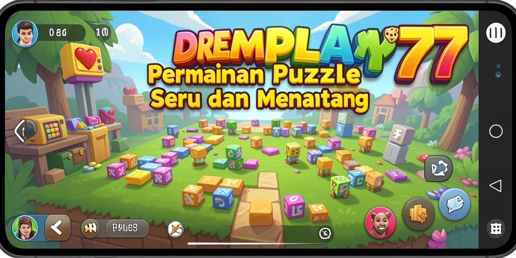 Tampilan permainan <strong>DREAMPLAY77</strong> yang menarik dan penuh warna.