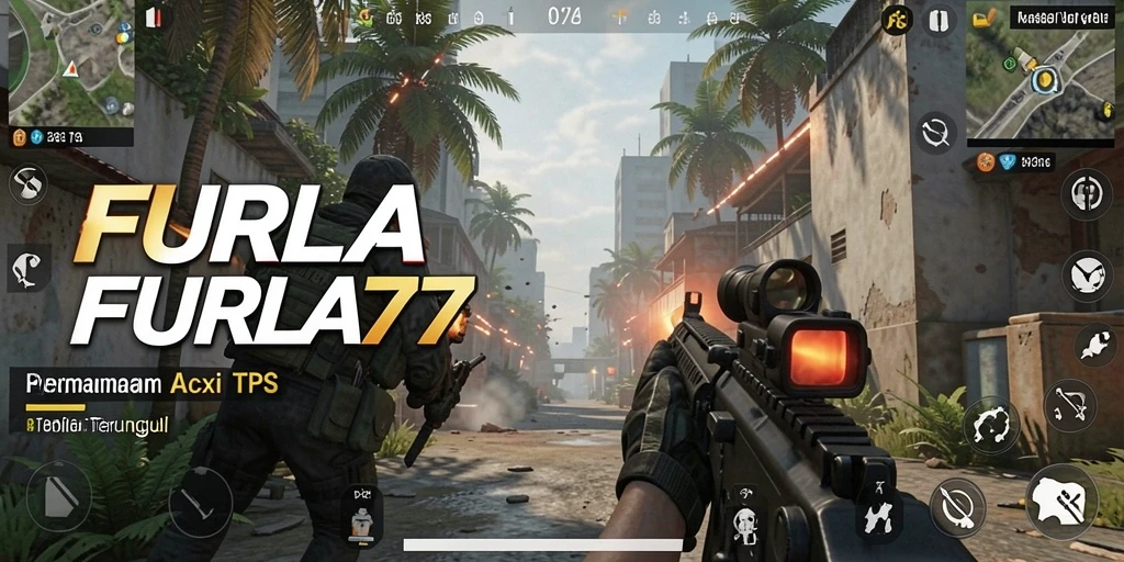 Tampilan menakjubkan gameplay FURLA77 dalam aksi TPS.