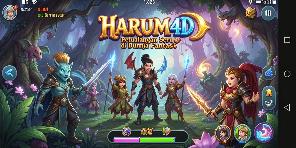 Tampilan menakjubkan dari gameplay petualangan HARUM4D yang mendebarkan.