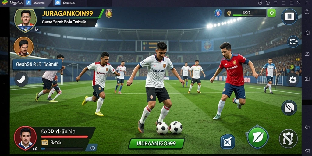 Tampilan gameplay intens di JURAGANKOIN99 dengan pergerakan pemain yang dinamis.
