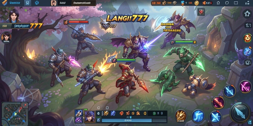 Tampilan gameplay LANGIT777 yang menegangkan dan seru.