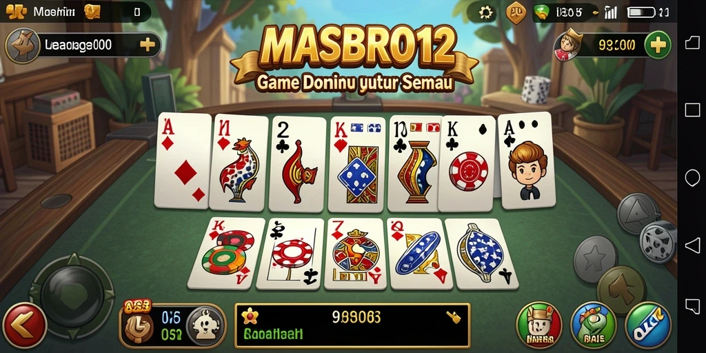 Tampilan mendebarkan dari gameplay Domino di MASBRO12.