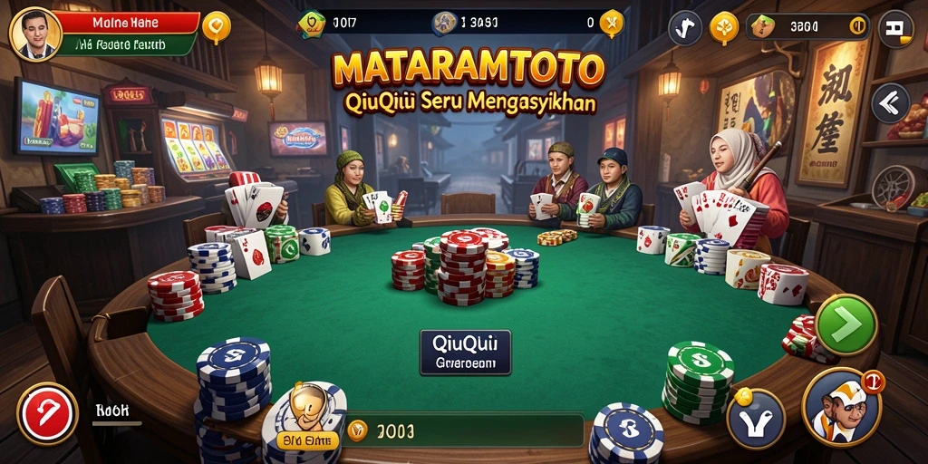 Tampilan menarik saat bermain QiuQiu di MATARAMTOTO.