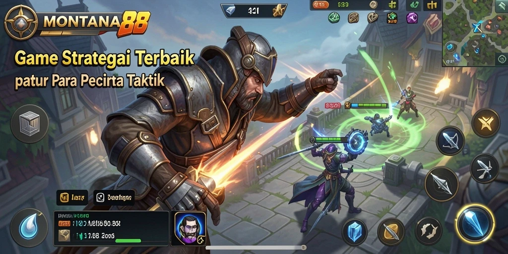 Tampilan gameplay MONTANA88 yang menampilkan strategi yang mendebarkan.