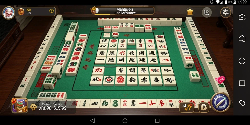 Screenshot gameplay SL999 menampilkan pengalaman Mahjong yang mendebarkan.