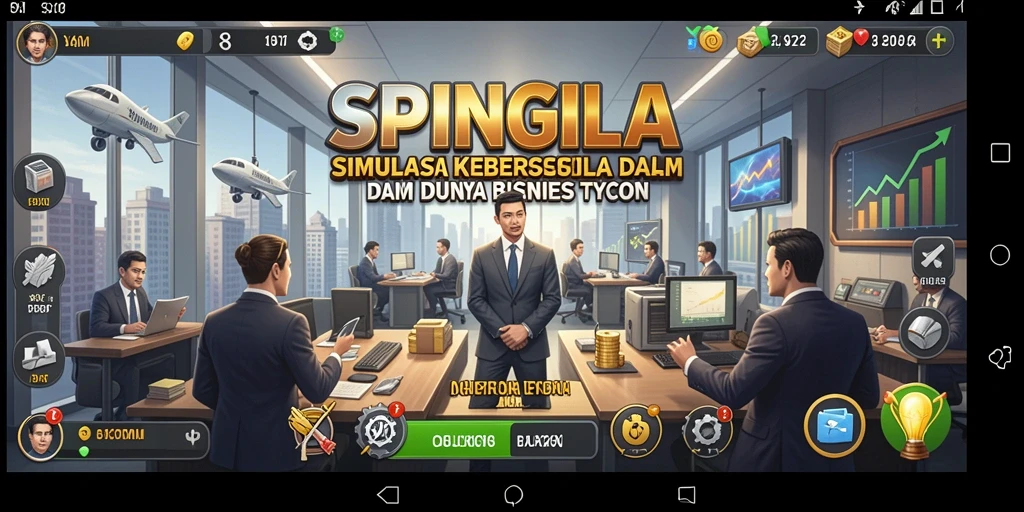 Tampilan gameplay SPINGILA yang menarik dan penuh warna.