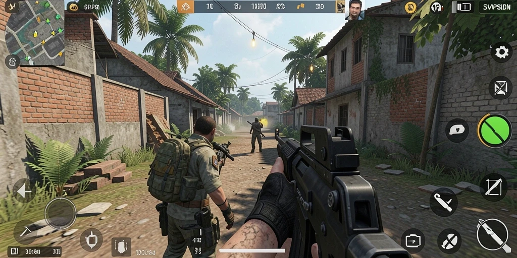 Tampilan menarik dan seru dari gameplay SVIPSIDN.