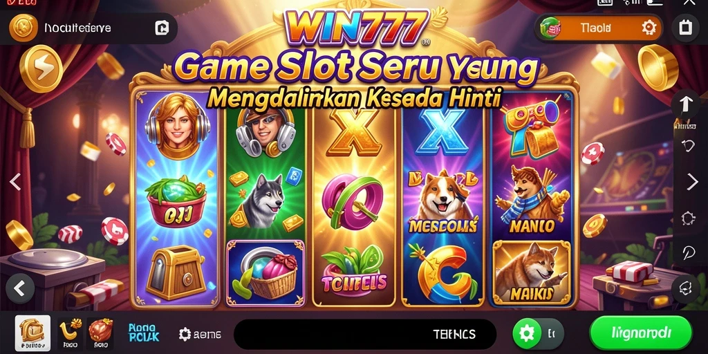 Tampilan gameplay menarik dari game Slot WIN777.